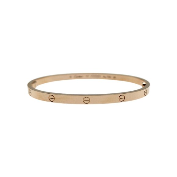 Cartier Jewelry - Cartier Love bracelet 18K rose gold size 17
